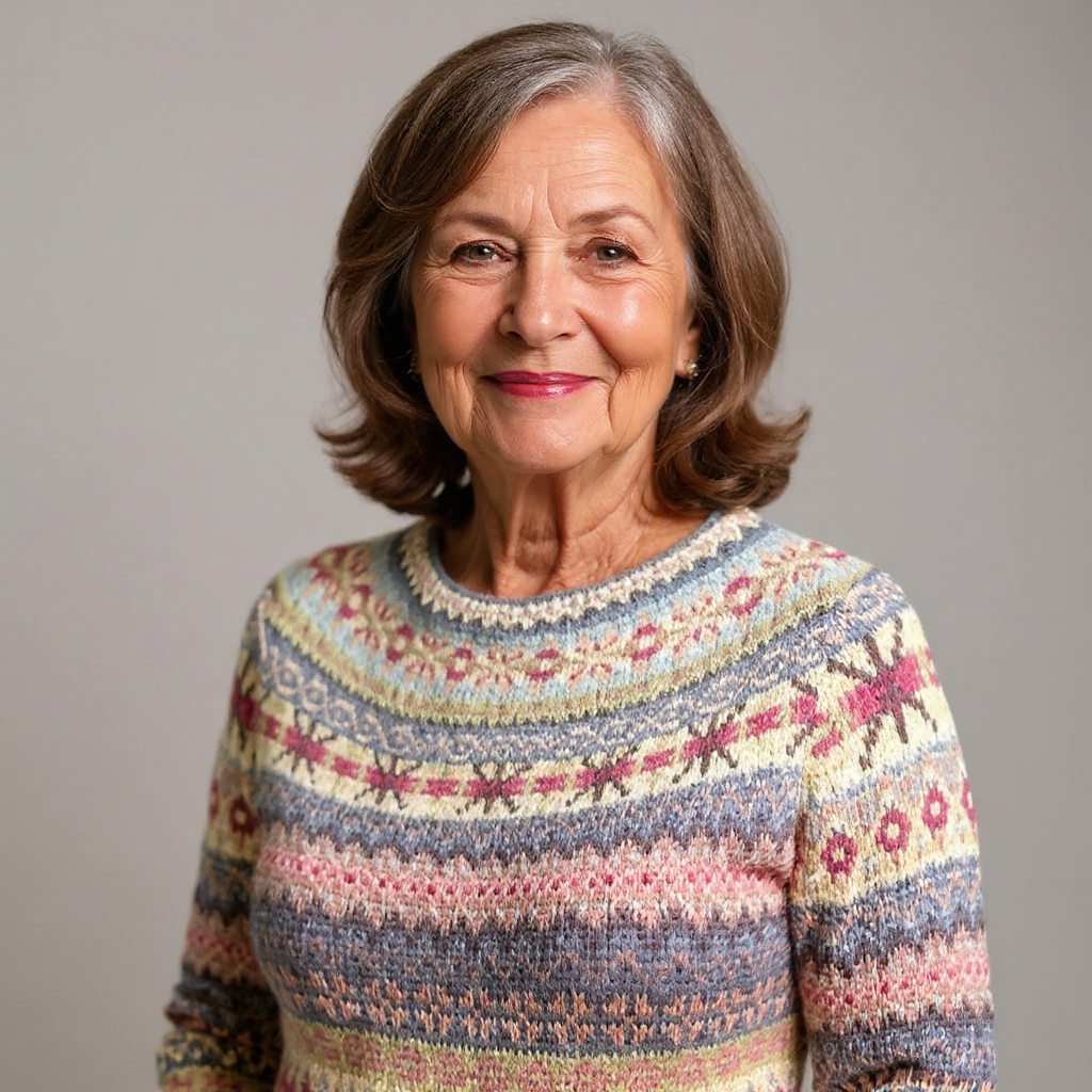 Keira | Vintage Islandstrikpullover