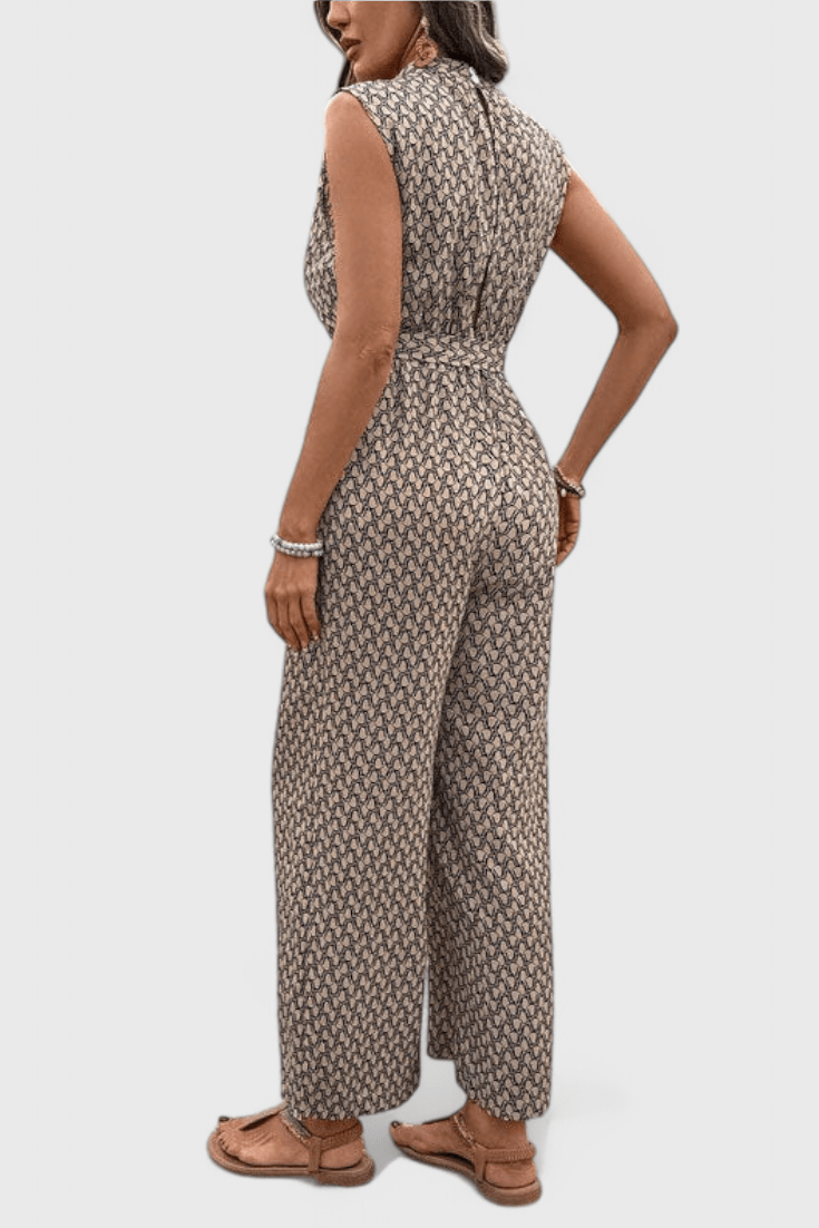 Marie | Geometrisk jumpsuit