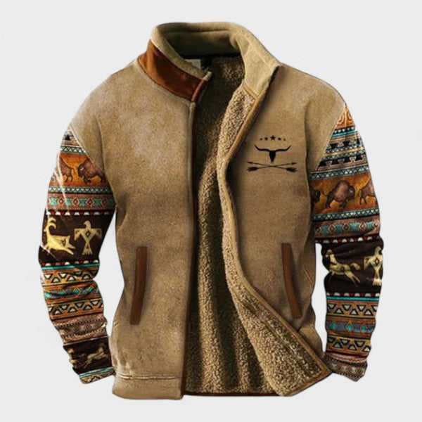 Adrien™ | Stilfuld fleecejakke til mænd med termoforing - ALVYNA