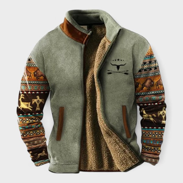 Adrien™ | Stilfuld fleecejakke til mænd med termoforing - ALVYNA