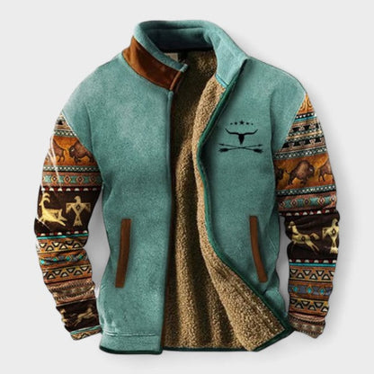 Adrien™ | Stilfuld fleecejakke til mænd med termoforing - ALVYNA