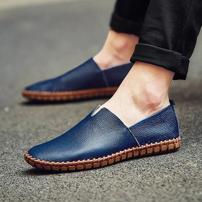 Åndbare Læder Loafers