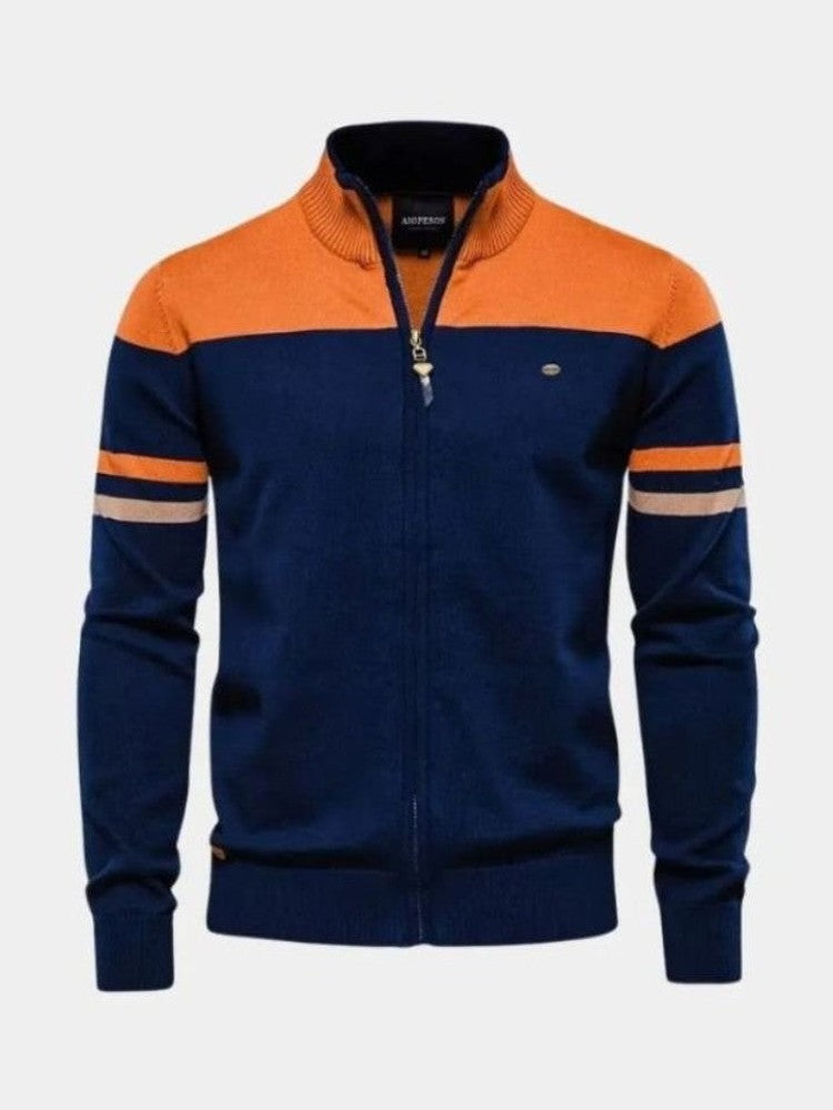 Anders™ | Strikcardigan med Lynlås - ALVYNA