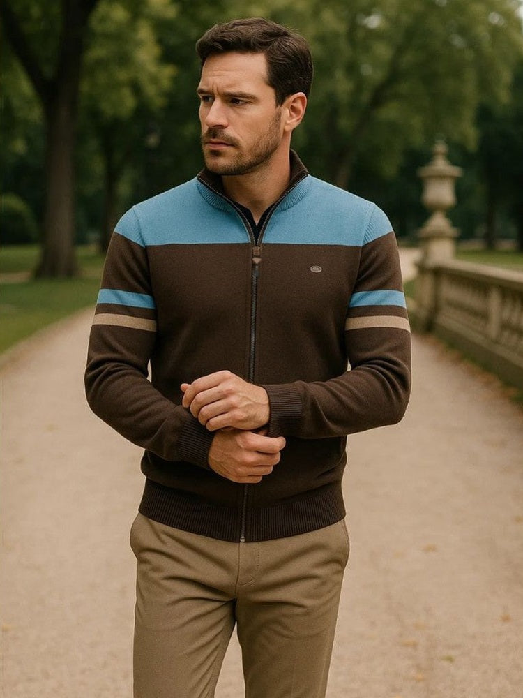 Anders™ | Strikcardigan med Lynlås - ALVYNA