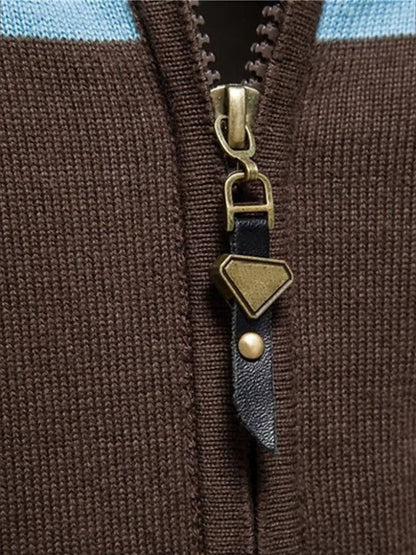 Anders™ | Strikcardigan med Lynlås - ALVYNA