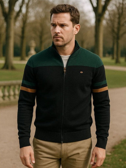 Anders™ | Strikcardigan med Lynlås - ALVYNA