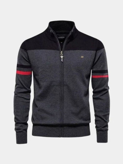 Anders™ | Strikcardigan med Lynlås - ALVYNA