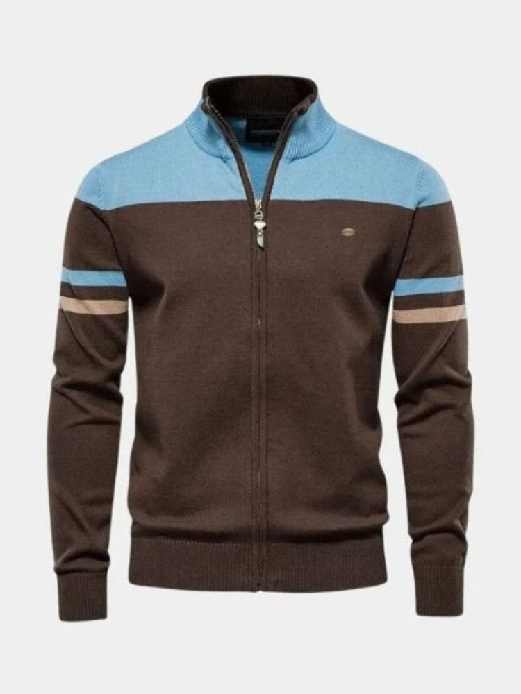 Anders™ | Strikcardigan med Lynlås - ALVYNA