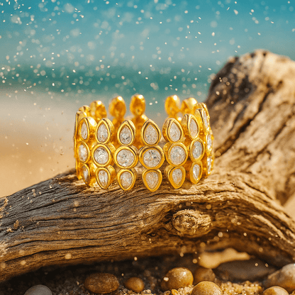 Asta | Guldbelagt armbånd