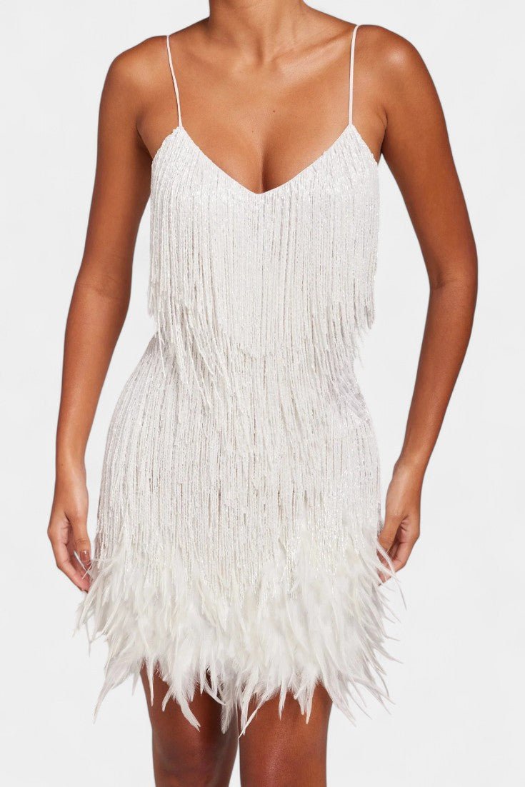 Bodil | Mini Fjerkjole