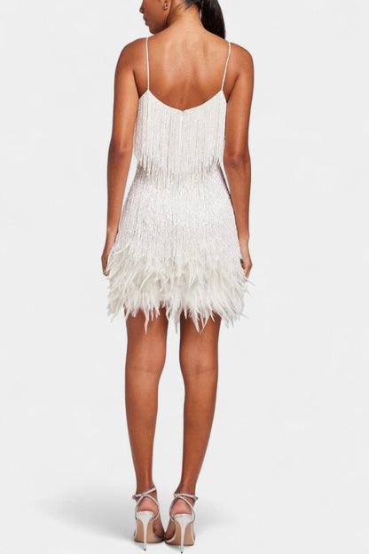 Bodil | Mini Fjerkjole