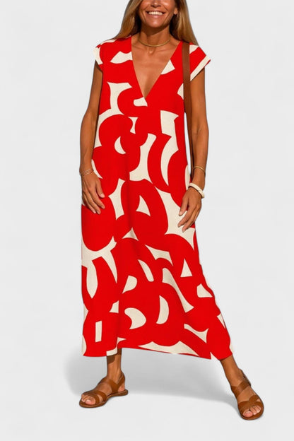 Camilla | V-hals kjole