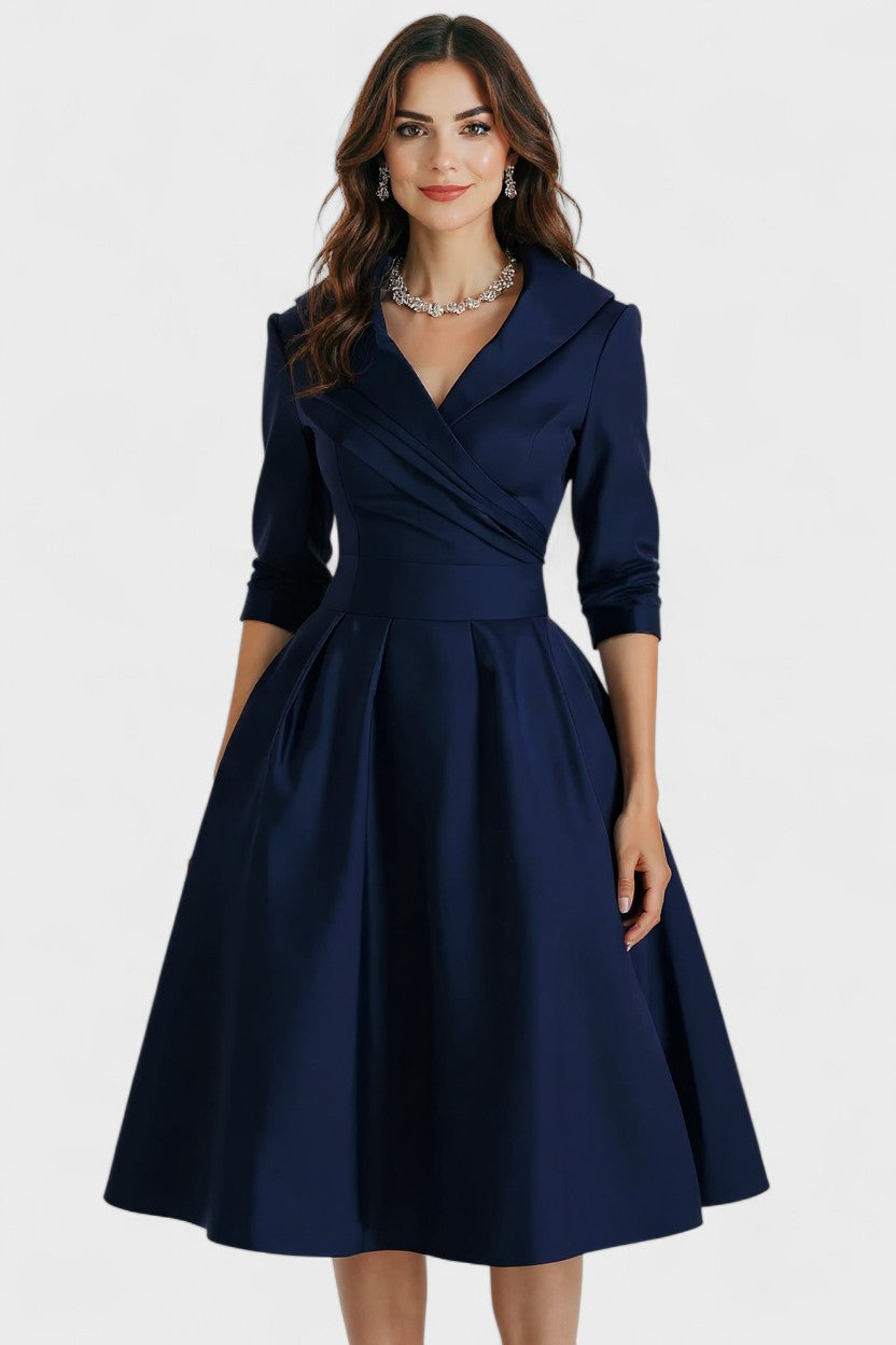 Ceryn | Satin Midi Kjole