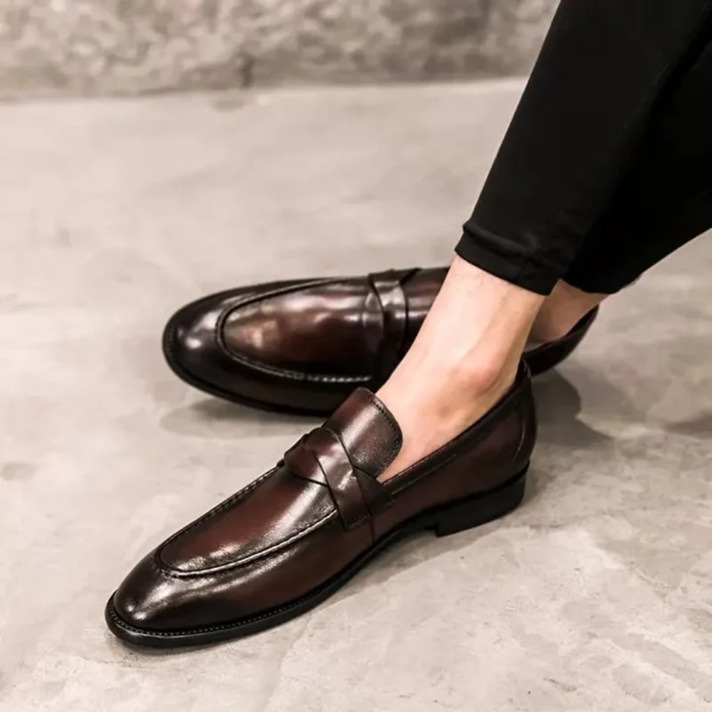 Chic Læder Loafers