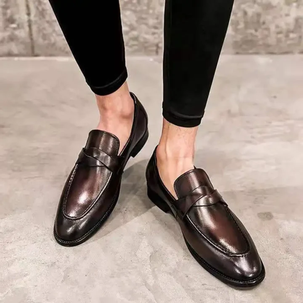 Chic Læder Loafers