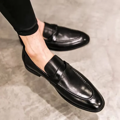 Chic Læder Loafers