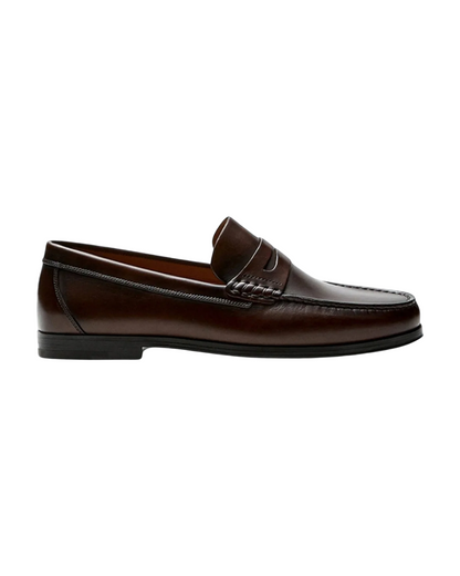 Chic Læder Penny Loafers