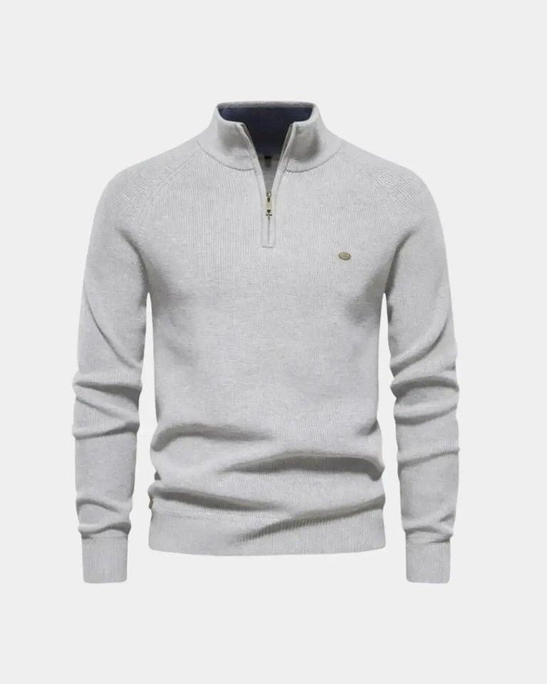 Christian™ | Sweater med Lynlås - ALVYNA