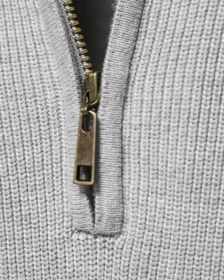 Christian™ | Sweater med Lynlås - ALVYNA