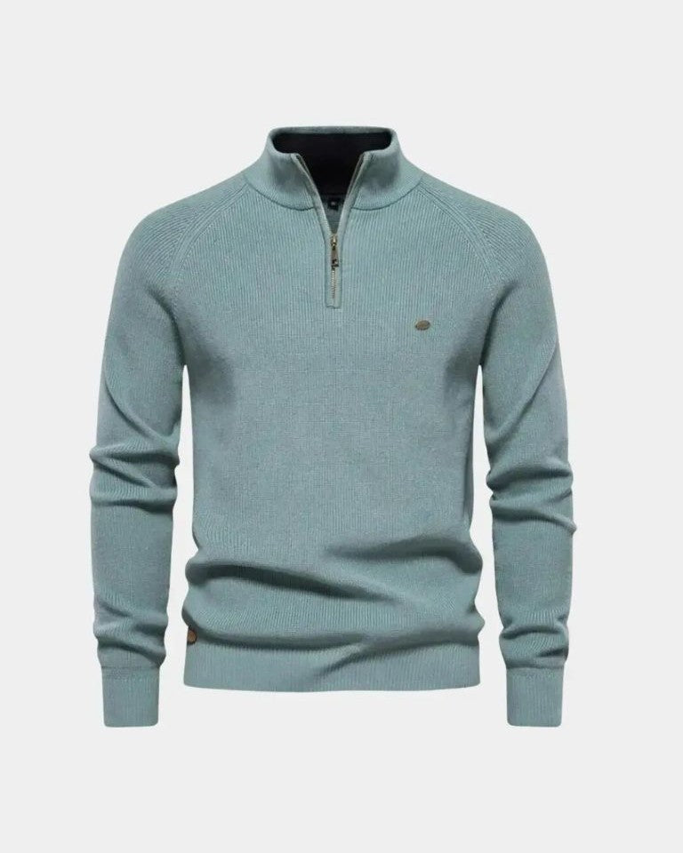 Christian™ | Sweater med Lynlås - ALVYNA