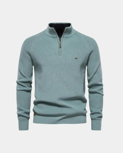 Christian™ | Sweater med Lynlås - ALVYNA