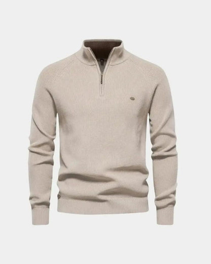 Christian™ | Sweater med Lynlås - ALVYNA