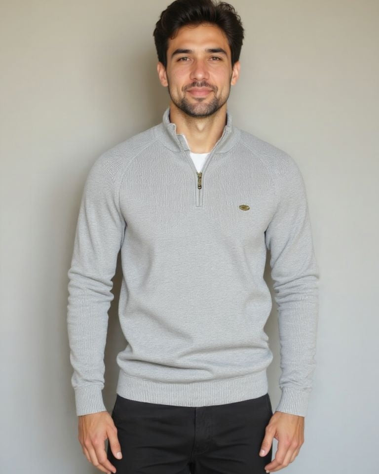 Christian™ | Sweater med Lynlås - ALVYNA