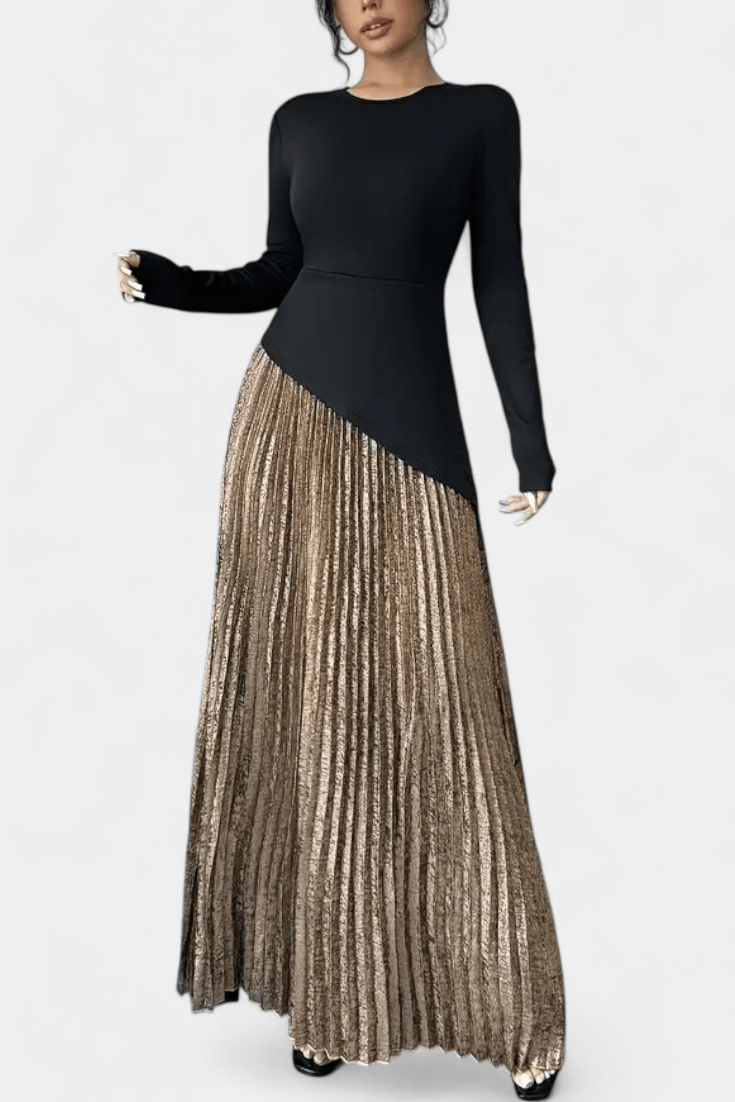 Elin | Farveblok kjole