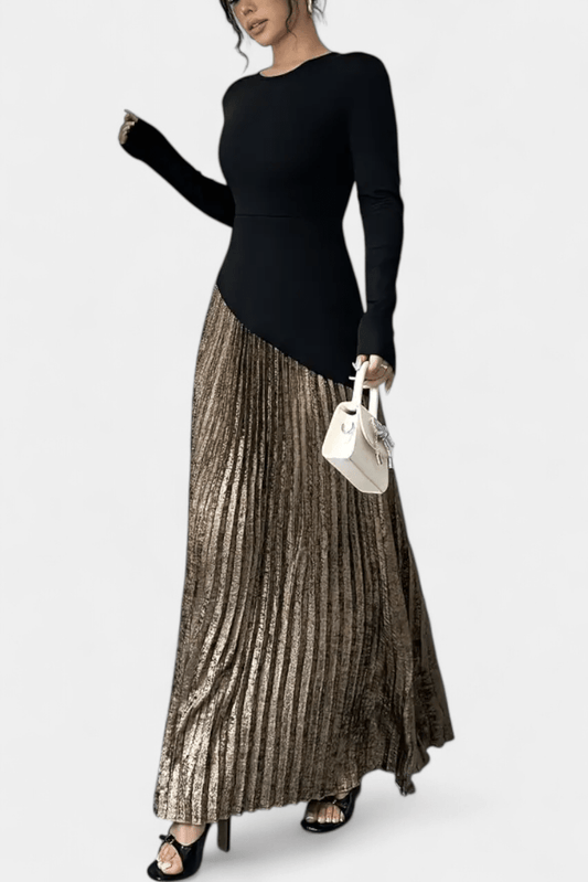 Elin | Farveblok kjole