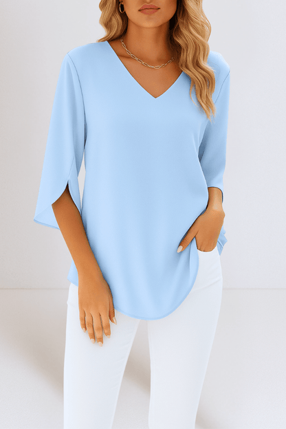Emilie | V-hals Bluse