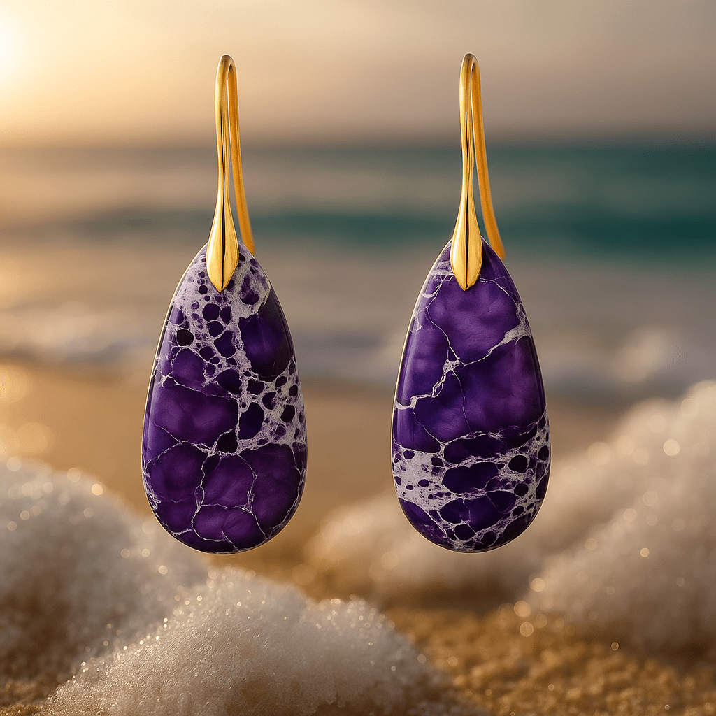 Frida | Øreringe Lilasunset