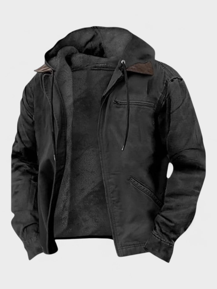 Gaspard™ | Stilfuld Hættetrøje med Lynlås - ALVYNA