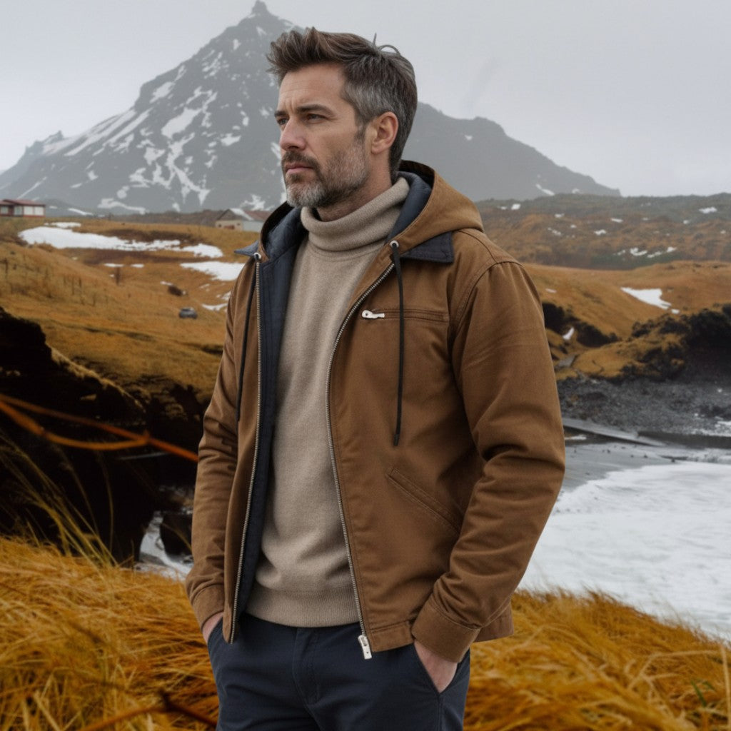 Gaspard™ | Stilfuld hættetrøje med lynlås - ALVYNA