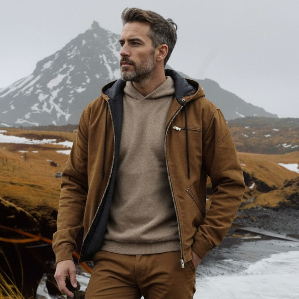 Gaspard™ | Stilfuld hættetrøje med lynlås - ALVYNA