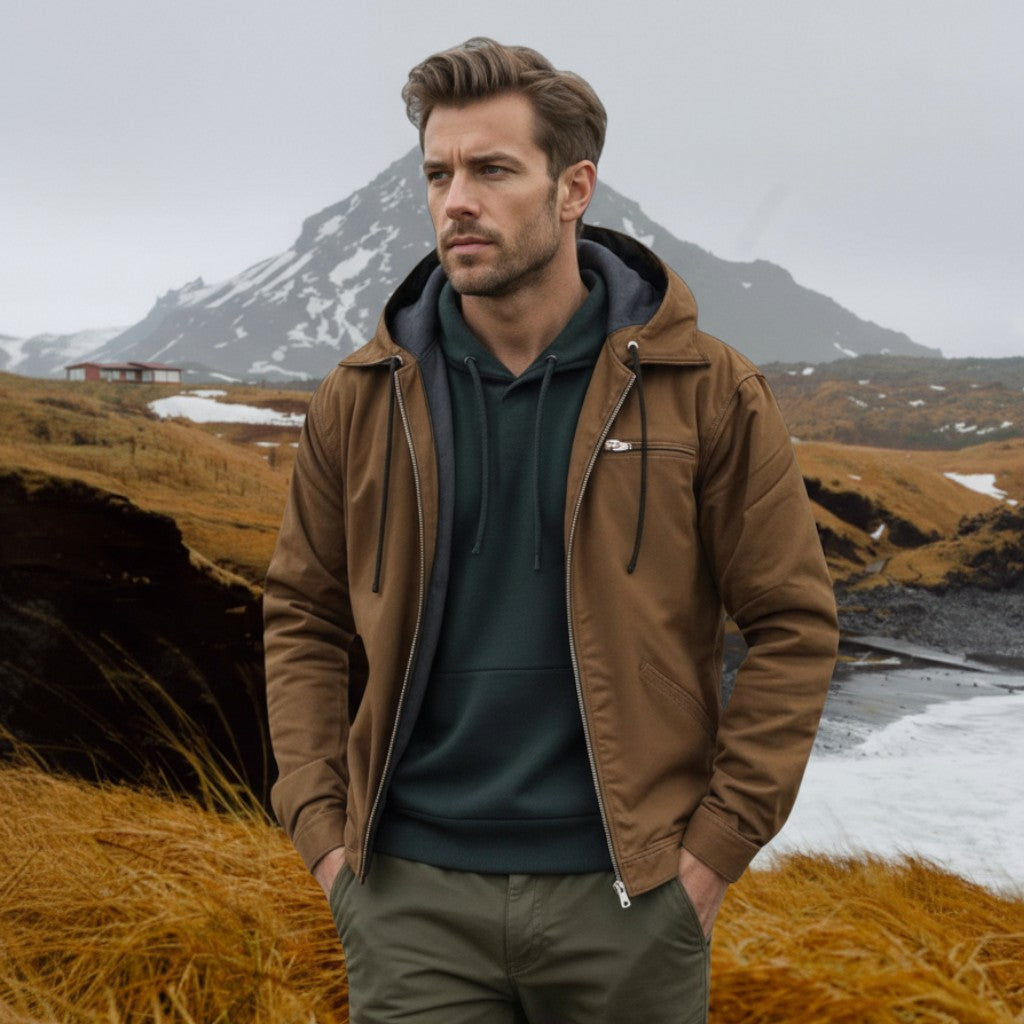 Gaspard™ | Stilfuld hættetrøje med lynlås - ALVYNA