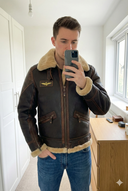 Rasmus™ | Klassisk Aviator Jakke