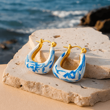 Helene | Guld fjerøreringe