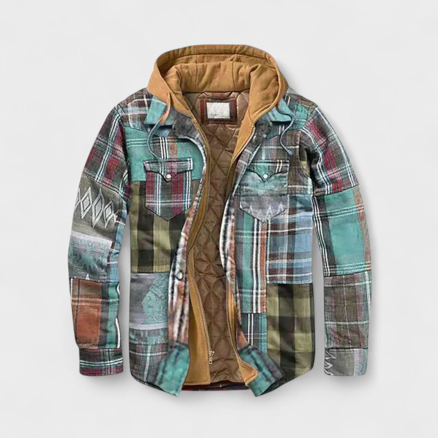 Holger™ | Quiltet Patchwork Jakke - ALVYNA