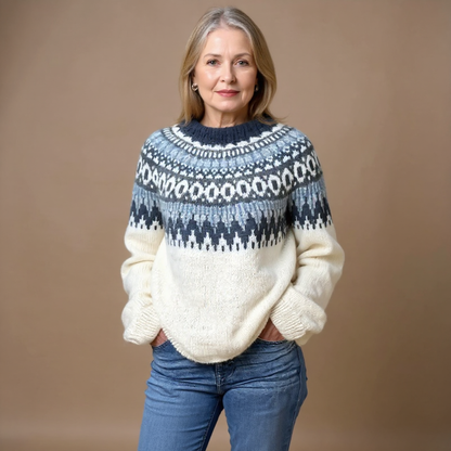 Janet | Vintage Islandstrikpullover