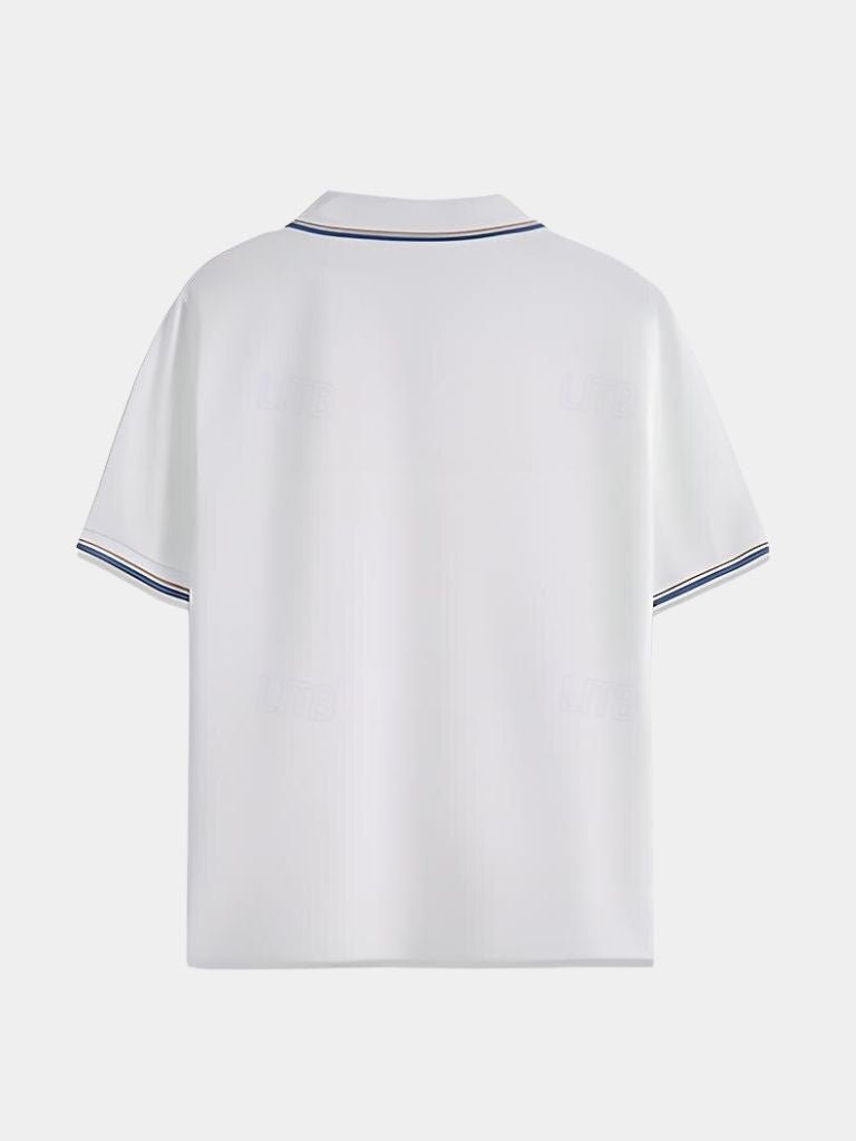 Jesper™ | Noir V-hals Polo - ALVYNA