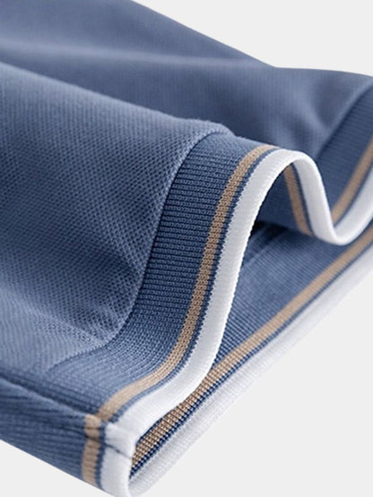 Jesper™ | Noir V-hals Polo - ALVYNA