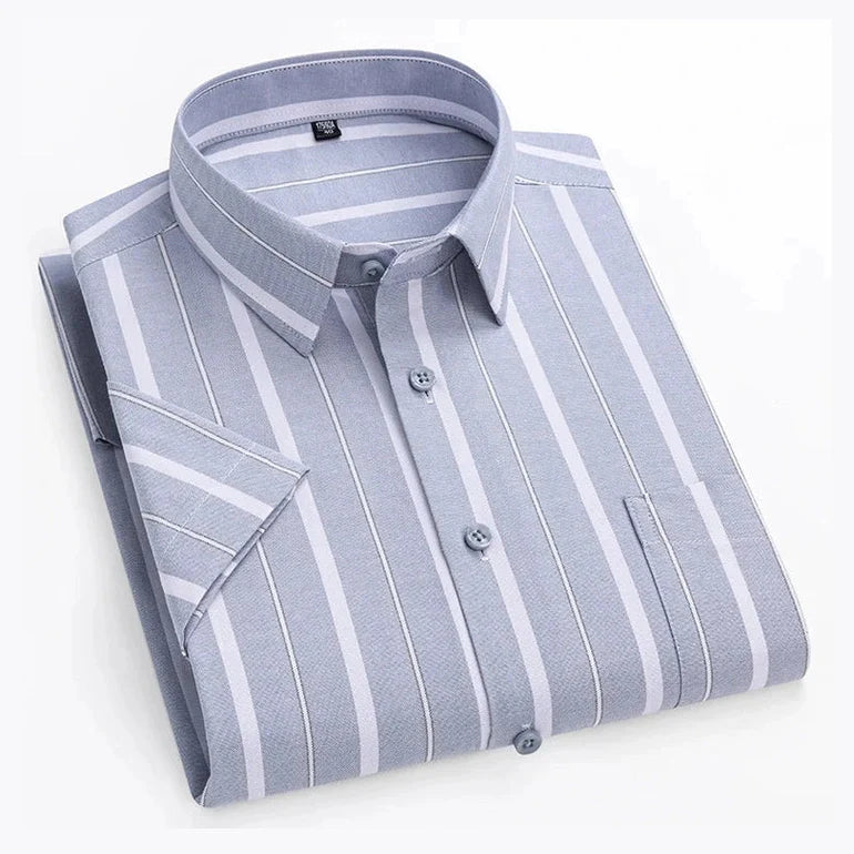 Kasper™ | Kortærmet Katoonskjorte - ALVYNA