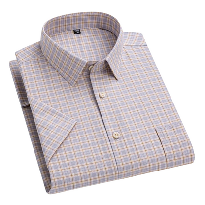 Kasper™ | Kortærmet Katoonskjorte - ALVYNA