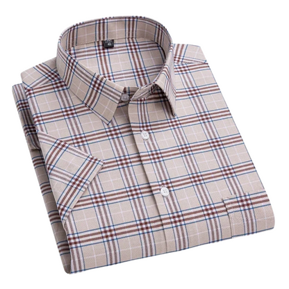 Kasper™ | Kortærmet Katoonskjorte - ALVYNA