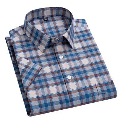 Kasper™ | Kortærmet Katoonskjorte - ALVYNA