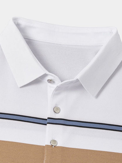 Kasper™ | Solnedgang Stribet Polo - ALVYNA