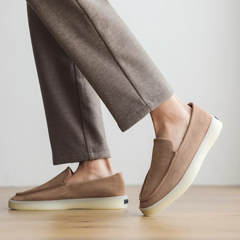 Klassiske Suede Business Loafers