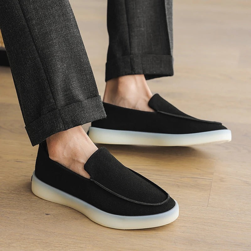 Klassiske Suede Business Loafers