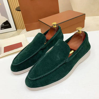 Klassiske Suede Loafers