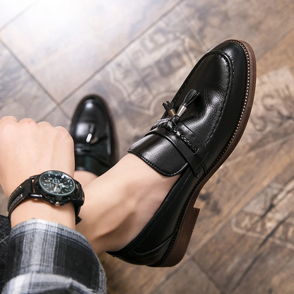 Læder Tøse Loafers